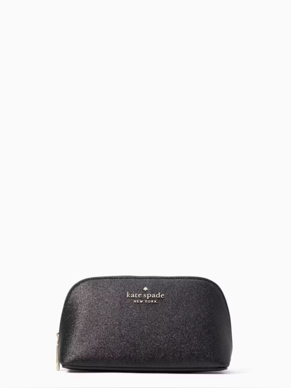 Kate Spade Glitter Fabric Small Cosmetic Bag New With Tags
